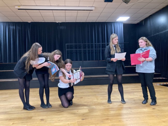 Legally blonde rehearsals