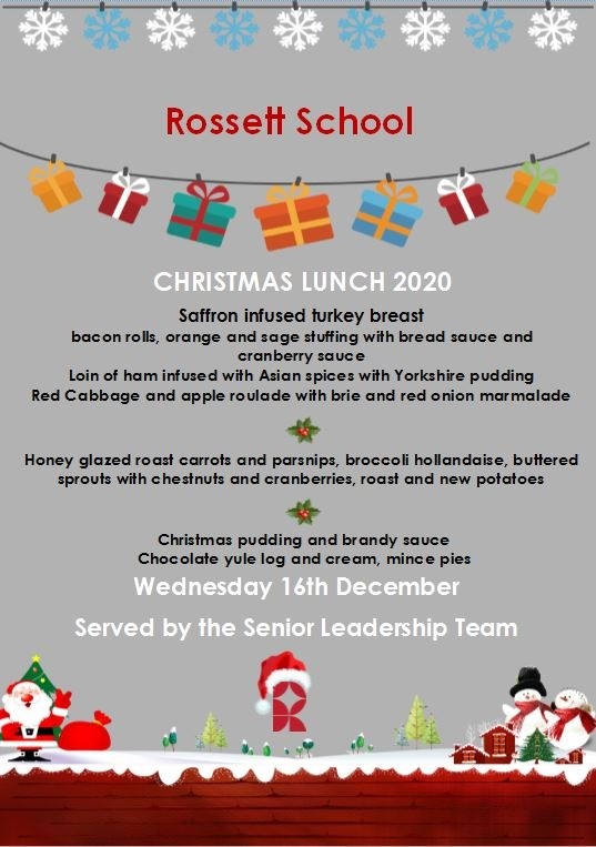Christmas lunch poster
