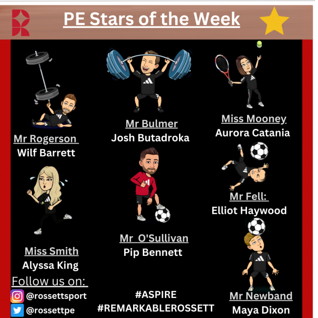 PE Stars of the Week 2411