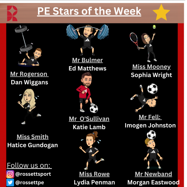PE Stars of the Week 2212