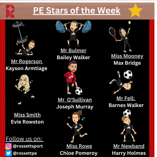 PE Stars of the Week 0902
