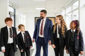 Rossett - Mr Milburn with Students - 2023 (6)