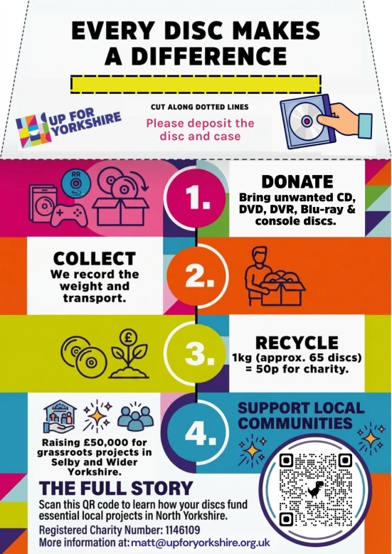 Every disc makes a difference donation livery
