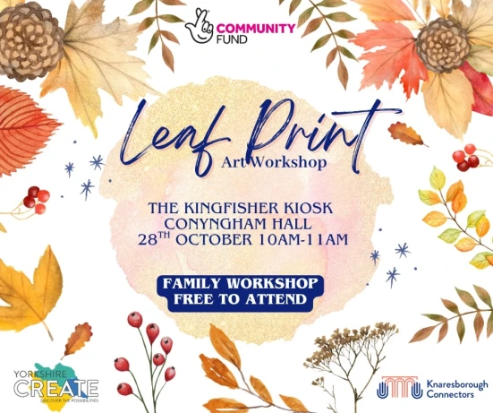Free leaf printing workshop